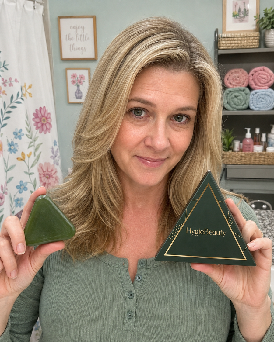 Cheveux de Sandra après le rituel savon HygieBeauty